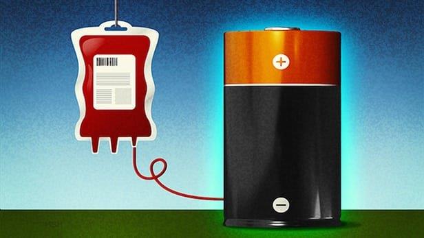 ساخت باتری‌های قابل شارژ از "خون"!