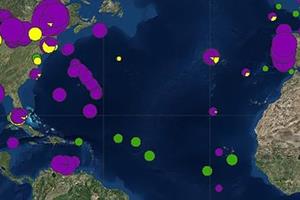 انتشار نقشه جدید پراکندگی زباله‌های اقیانوس