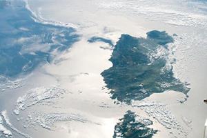 دریای مدیترانه و جزایر آن از منظر فضا 