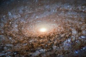 تصویری از یک کهکشان کُرکی