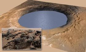کشف نشانه‌هایی از یک دریاچه باستانی بر سطح مریخ