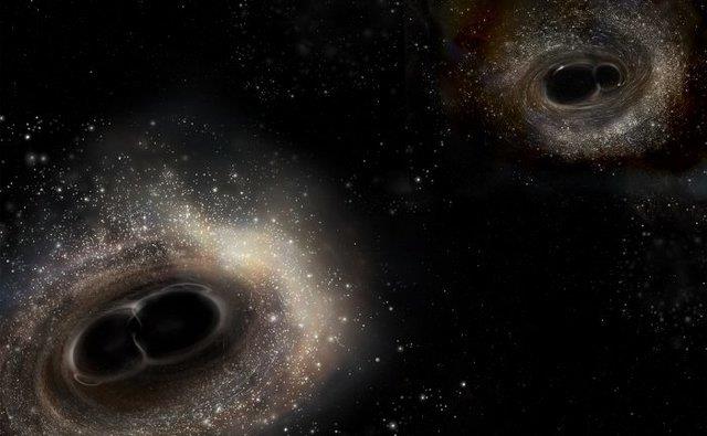  کشف 5 نمونه از سیاه‌چاله‌های "کلان‌جرم دوقلو"