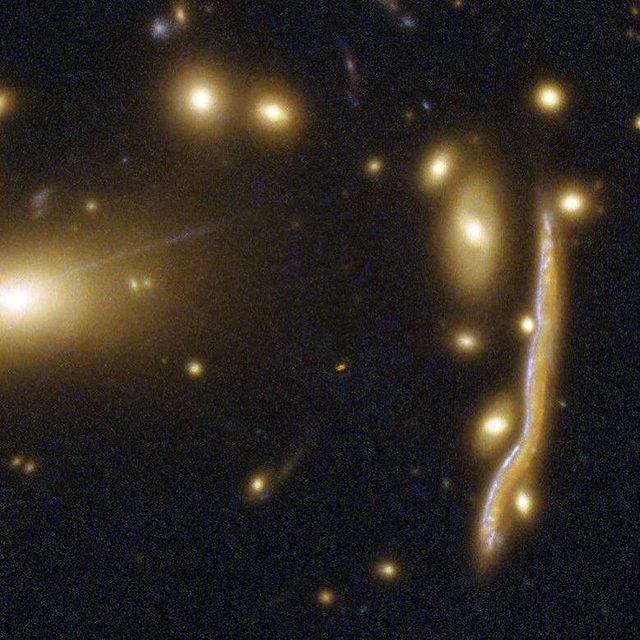 انتشار تصویر کهکشانی به شکل مار