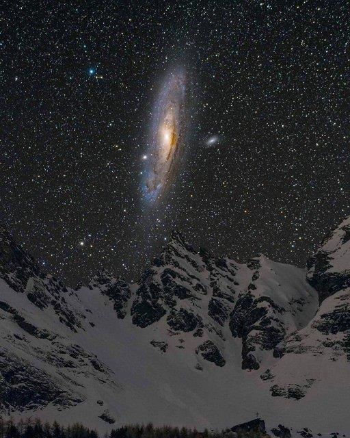  عکسی خارق‌العاده از کهکشان "آندرومدا"
