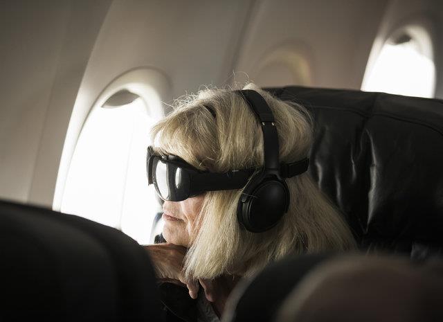  هدست واقعیت مجازی مسافران هوایی را سرگرم می‌کند