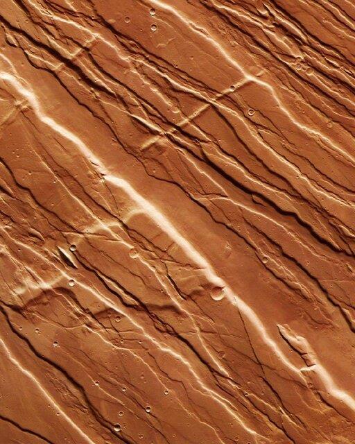  ناحیه‌ای در مریخ که نگاه به آن توهم‌زا است