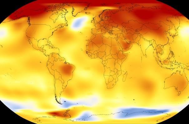 ۲۰۱۷ یکی از گرمترین سال های تاریخچه آب و هوای زمین