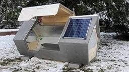 آزمایش کابین‌های خورشیدی ضد آب و سرما برای بی‌خانمان‌ها