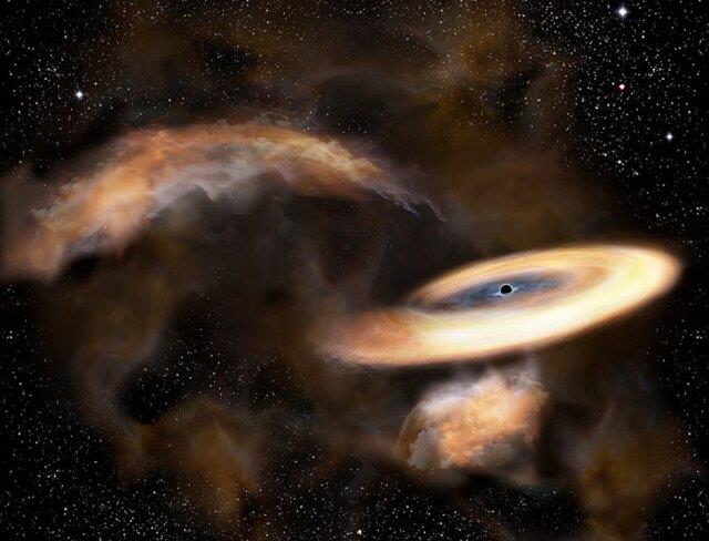 کشف یک سیاه‌چاله‌ عظیم‌تر از خورشید در کهکشان راه شیری